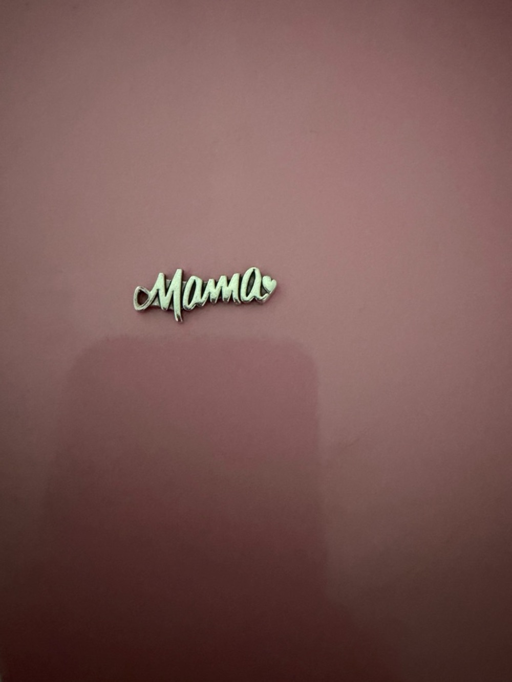 James Avery Silver "Mama" Script Charm